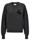 Isabel Marant Étoile Isabel Marant Etoile Woman Melange Dark Grey Stretch Cotton Blend Altee Sweater