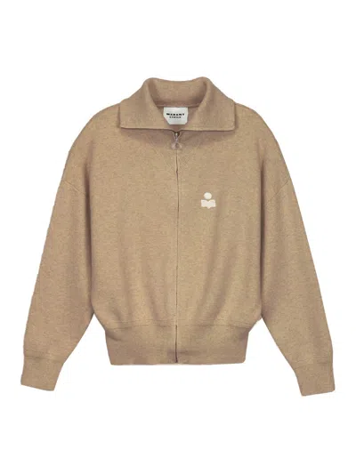 Isabel Marant Étoile Logo Knit In Brown