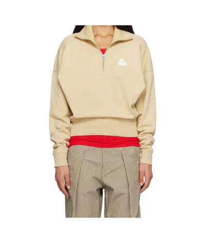 Isabel Marant Étoile Logo Long-sleeve Sweatshirt In Neutral