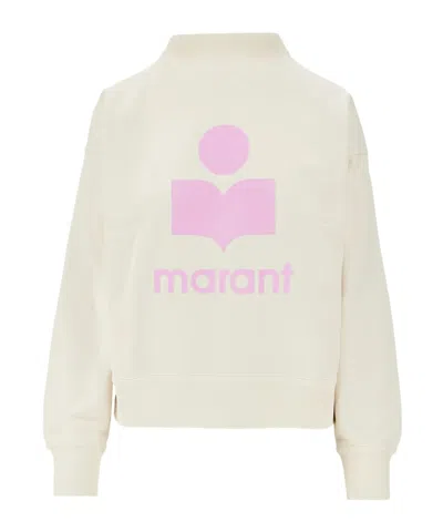Isabel Marant Étoile Logo Long-sleeve Sweatshirt In White