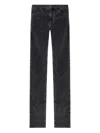 Isabel Marant Étoile Logo-patch Corduroy Trousers In Blue