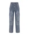 Isabel Marant Étoile Cargo Trousers Featuring Multiple Pockets In Blue
