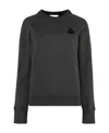 Isabel Marant Étoile Logo Patch Sweatshirt In Black