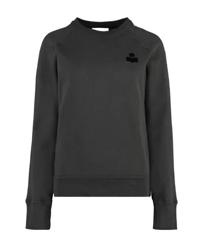 Isabel Marant Étoile Logo Patch Sweatshirt In Green