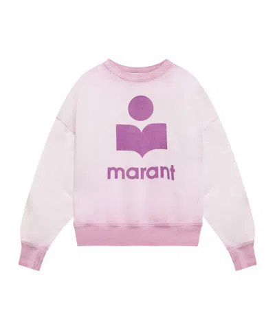 ISABEL MARANT ÉTOILE ISABEL MARANT ÉTOILE MOBY LOGO-PRINTED CREWNECK SWEATSHIRT