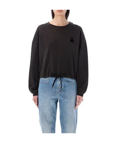 ISABEL MARANT ÉTOILE MARGO SHORT LOGO SWEATSHIRT