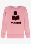 Isabel Marant Étoile Milly Ny Biologic Coton Sweatshirt In Pink