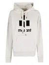 Isabel Marant Étoile Logo-print Drawstring Hoodie In White