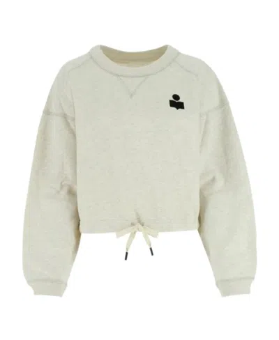 ISABEL MARANT ÉTOILE MARGO SHORT LOGO SWEATSHIRT