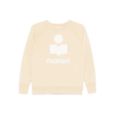 Isabel Marant Étoile Logo Print Sweater In Yellow