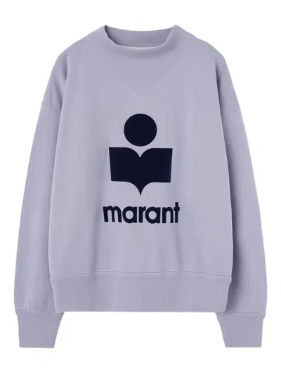 Isabel Marant Étoile Logo-print Sweatshirt In Purple