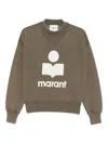 Isabel Marant Étoile Logo-print Sweatshirt In Green