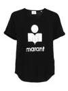 Isabel Marant Étoile Logo-print T-shirt In Black