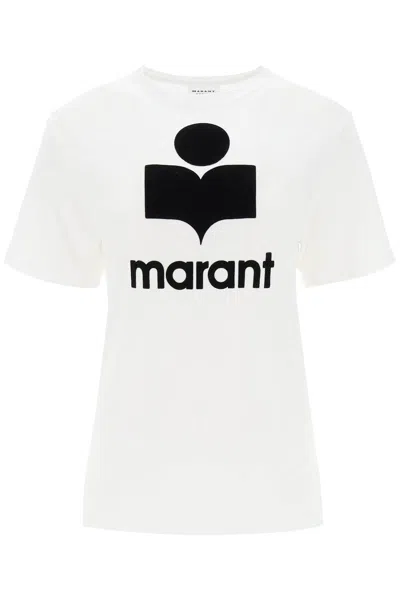 ISABEL MARANT ÉTOILE LOGO-PRINTED CREWNECK T-SHIRT
