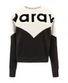 Isabel Marant Étoile Logo Round-necked Sweater In Black