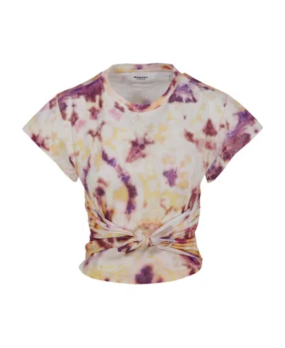 Isabel Marant Étoile Logo Short-sleeved T-shirt In Nude