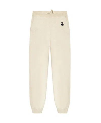 Isabel Marant Étoile Kira Drawstring Knitted Trousers In Grey