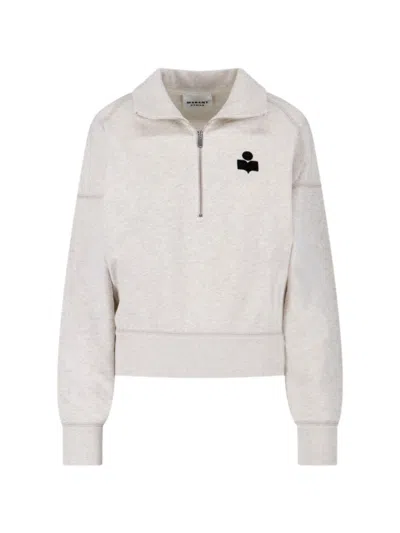 ISABEL MARANT ÉTOILE LOGO SWEATSHIRT - OFF-WHITE