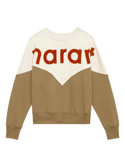 Isabel Marant Étoile Logo Sweatshirt In Neutral