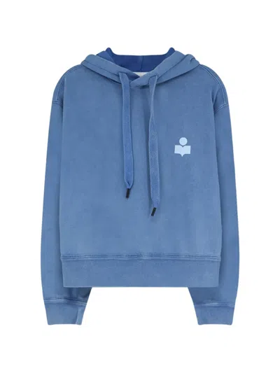 Isabel Marant Étoile Isabel Marant Etoile Air Force Blue Cotton Blend Salmy Sweatshirt