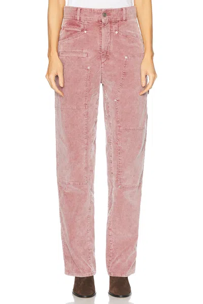 Isabel Marant Étoile Lois Pant In Rosewood