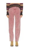 Isabel Marant Étoile Onyta Corduroy Pants In 花梨木