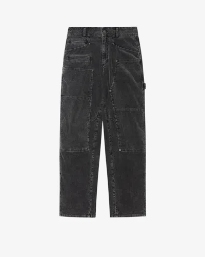 Isabel Marant Étoile Lois Pants In Black