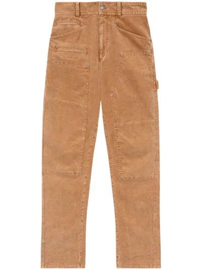 Isabel Marant Étoile Lois Trousers In Brown