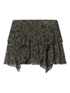 Isabel Marant Étoile Lolita Ruffled Skirt In Gray