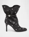Isabel Marant Étoile Lolya Studded Leather Ankle Boots In Black