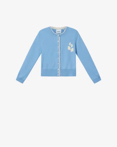 Isabel Marant Étoile Lona Cardigan In Blue