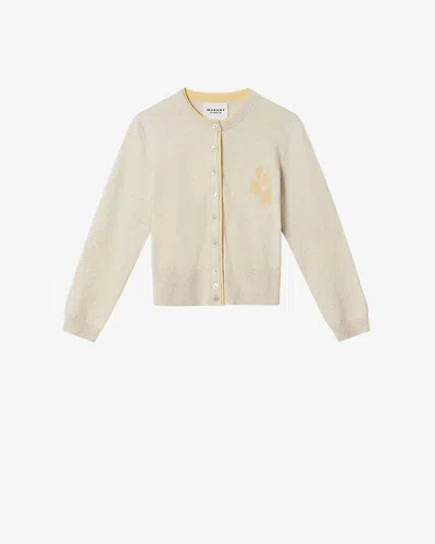 Isabel Marant Étoile Lona Cardigan In White