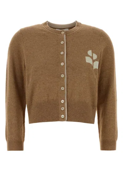 Isabel Marant Étoile Isabel Marant Etoile Lona Cotton-wool Cardigan In Brown