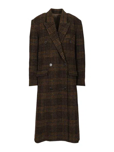 Isabel Marant Étoile Long  Coat In Green