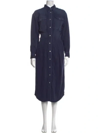 Pre-owned Isabel Marant Étoile Long Dress W/ Tags In Blue