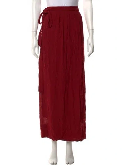 Pre-owned Isabel Marant Étoile Long Skirt In Red