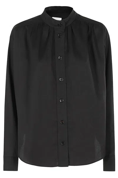 Isabel Marant Étoile Long Sleeve Black Violeta Shirt