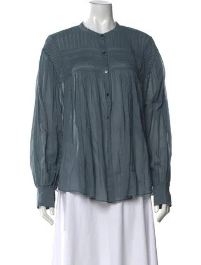 Pre-owned Isabel Marant Étoile Long Sleeve Blouse In Blue