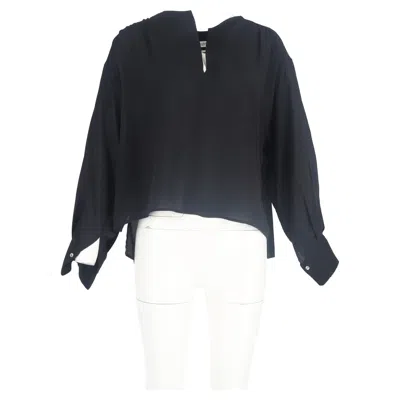 Isabel Marant Etoile Long-sleeve Blouse In Black Viscose