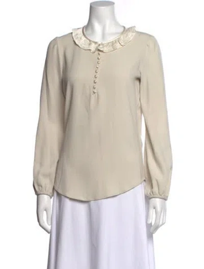 Pre-owned Isabel Marant Étoile Long Sleeve Blouse In Neutral