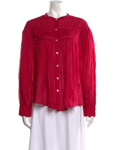 Pre-owned Isabel Marant Étoile Long Sleeve Blouse In Pink