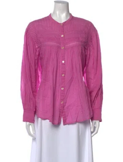 Pre-owned Isabel Marant Étoile Long Sleeve Blouse In Purple