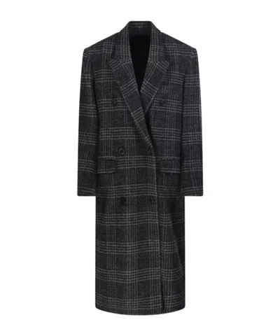 ISABEL MARANT ÉTOILE ISABEL MARANT ÉTOILE DOUBLE-BREASTED LONG COAT