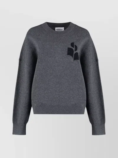 ISABEL MARANT ÉTOILE LONG SLEEVE CREW-NECK SWEATER ATLEE