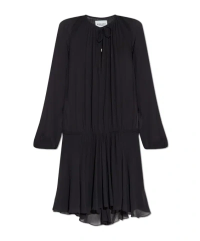 Isabel Marant Étoile Long Sleeve Dress In Black