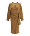Isabel Marant Étoile Cotton Jersey Dress In Brown