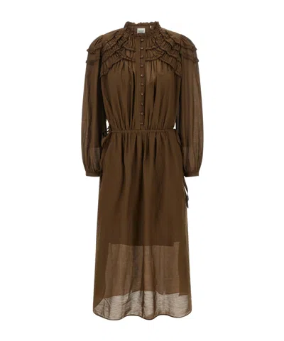 ISABEL MARANT ÉTOILE LONG SLEEVE DRESS
