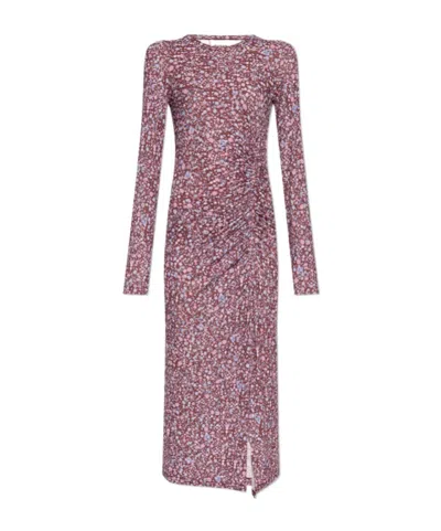 Isabel Marant Étoile Long Sleeve Dress In Pink