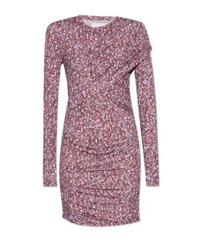 Isabel Marant Étoile Long Sleeve Dress In Pink