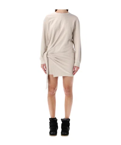 Isabel Marant Étoile Long Sleeve Dress In Neutral